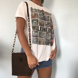 Walking Dead white graphic tee